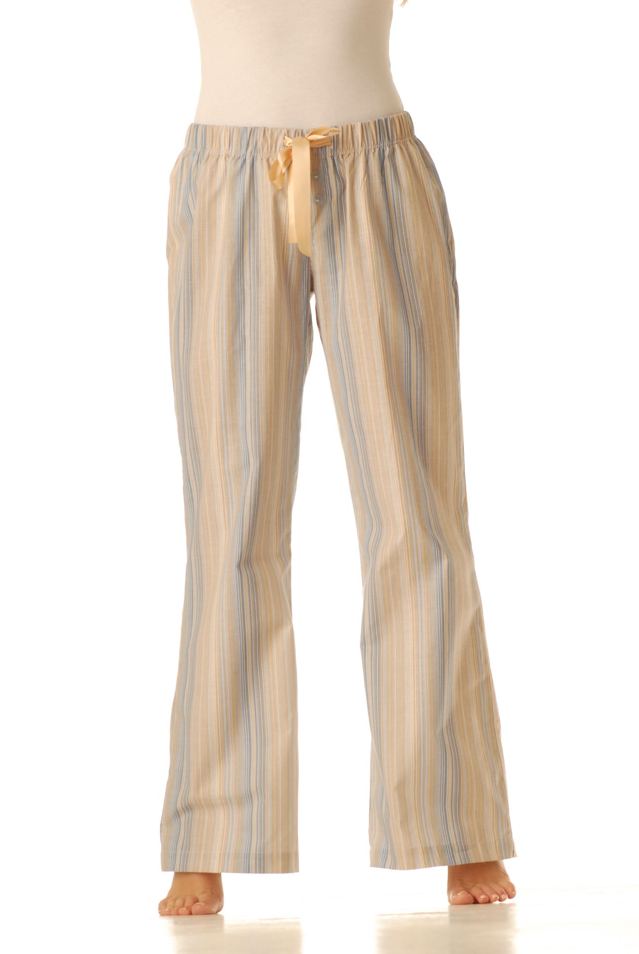 Pyžamové kalhoty - Stripe sv.modrý